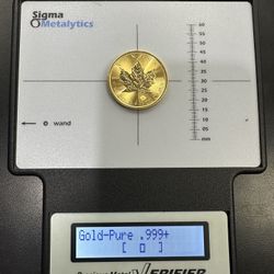 2023 Canadian Maple 1 oz gold coin