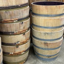 Wine Barrel Halves
