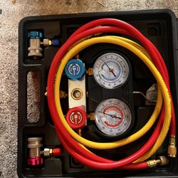 Pittsburg A/C Manifold Gauge Set
