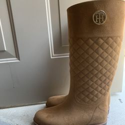 Quilted Tommy Hilfiger Rain Boots