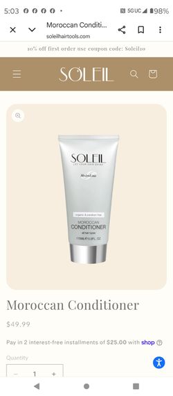 Soleil Moroccan Conditioner 175ml