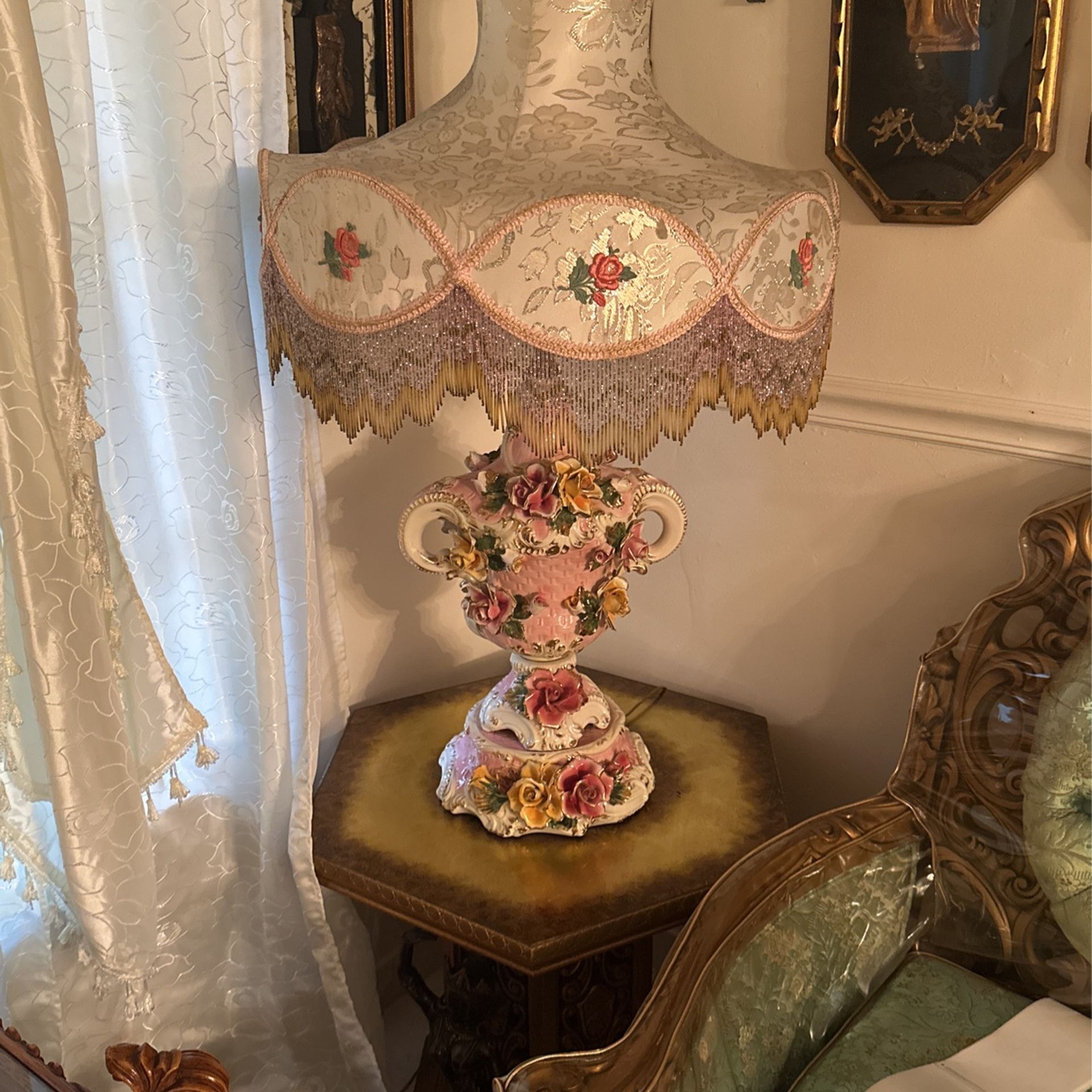 Antique Porcelain Lamp