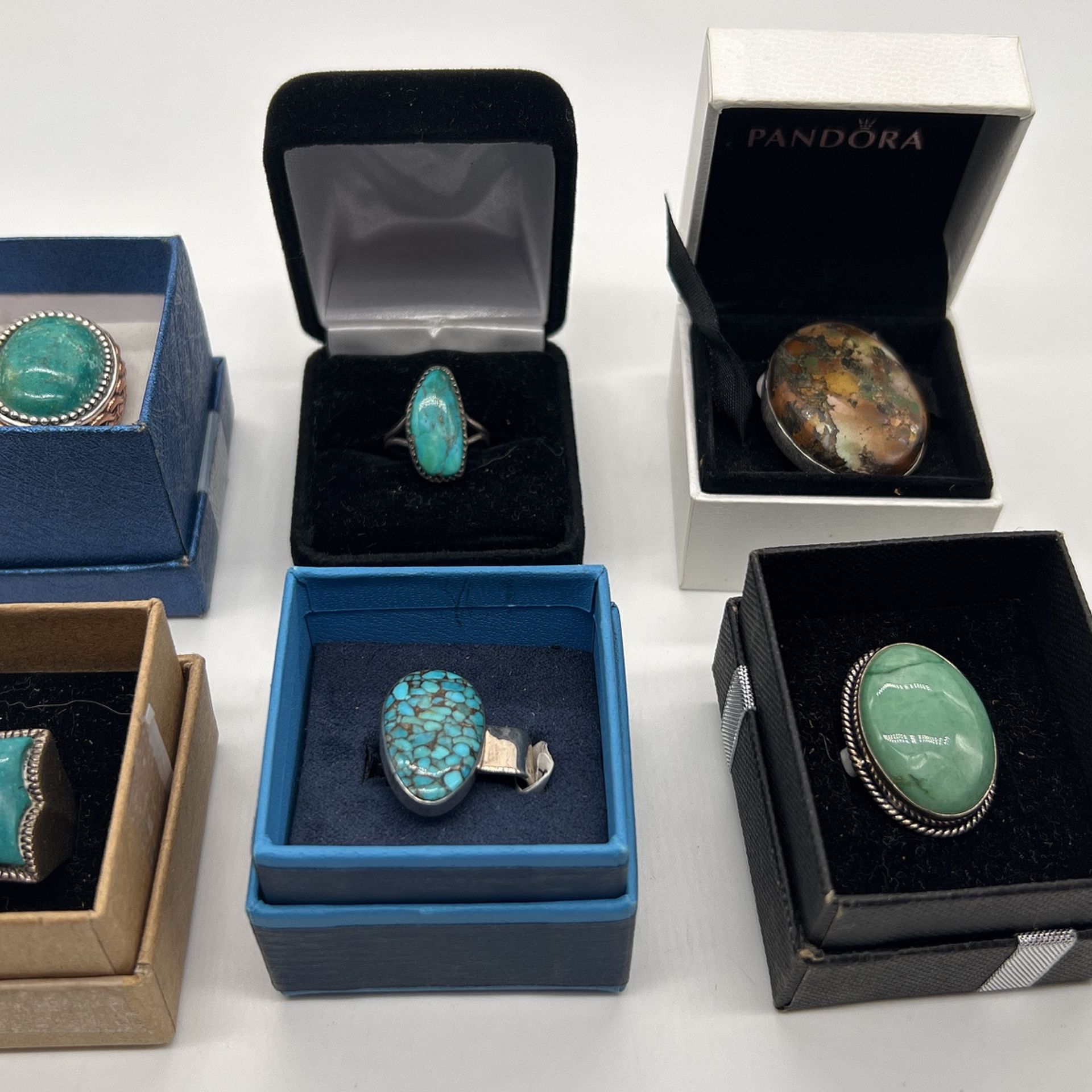 Turquoise & Silver Rings