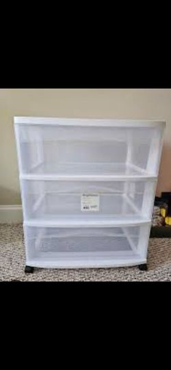 Sterilite Organizer Storage Drawers Shelf