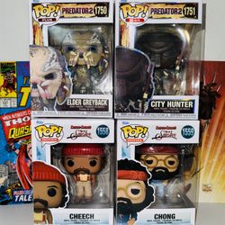 Funko Pops Lot – Predator 2 + Cheech & Chong