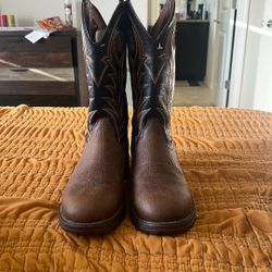 REBEL™ BY DURANGO® OAK BARK MIDNIGHT WESTERN BOOT Size 9.5 Men’s