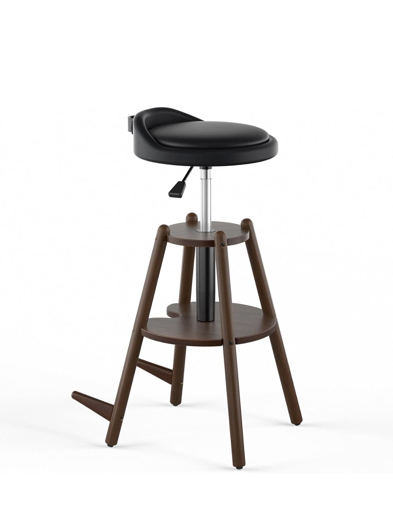 Ackitry Wooden Guitar Stool with Height Adjustable