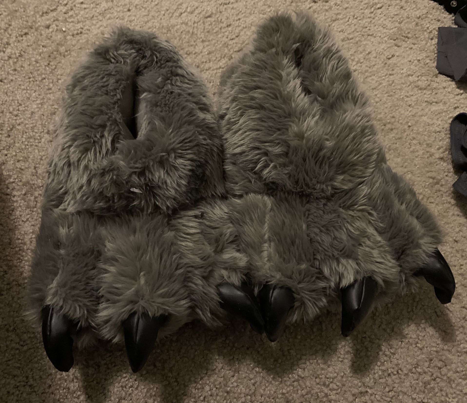 Furry Wolf Paw Shoes