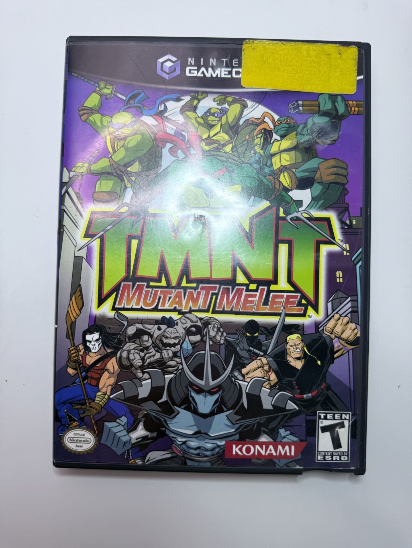 TMNT Mutant Melee (Nintendo GameCube, 2005) CIB + Memory Card, Tested