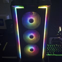 Gaming PC with monitor, keyboard, and speakers Included