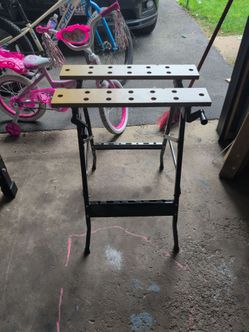 portable, folding workbench