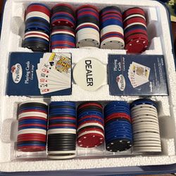 Poker game set Texas hold'em by pavilion