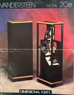 VANDERSTEEN  2Ce Speakers  -  PERFECT CONDITION !