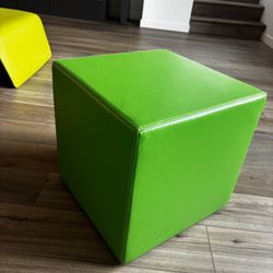 Green Cube Side Table 