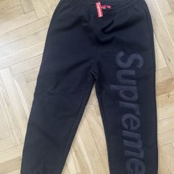 Supreme Black Sweatpants