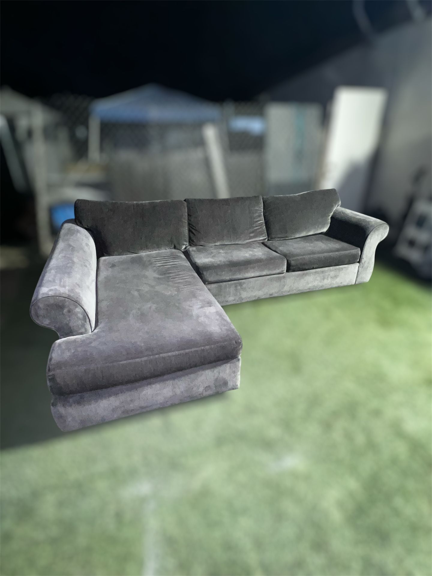 gray sectional couch 