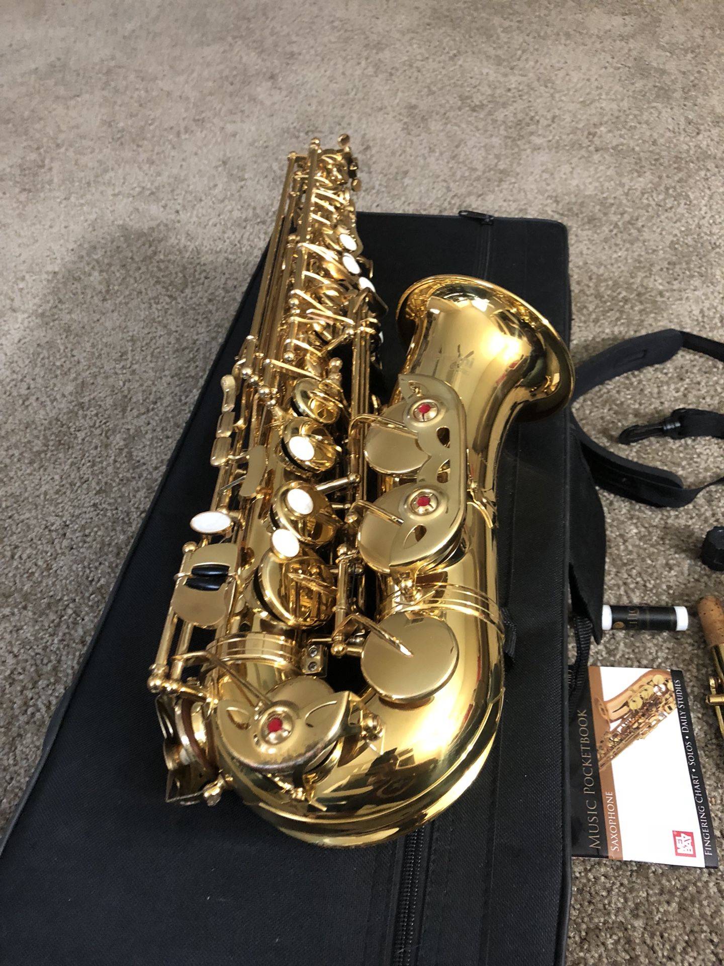 Beautiful alto saxophone