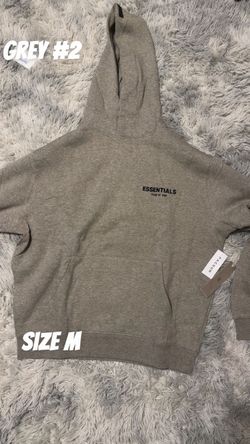 Fear of God Essentials Grey Hoodie Size M