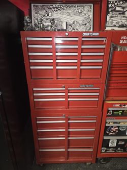 Craftsman 3 Piece Rolling Toolbox 