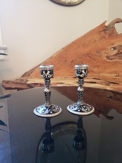 Pair Vintage Candlestick Holder