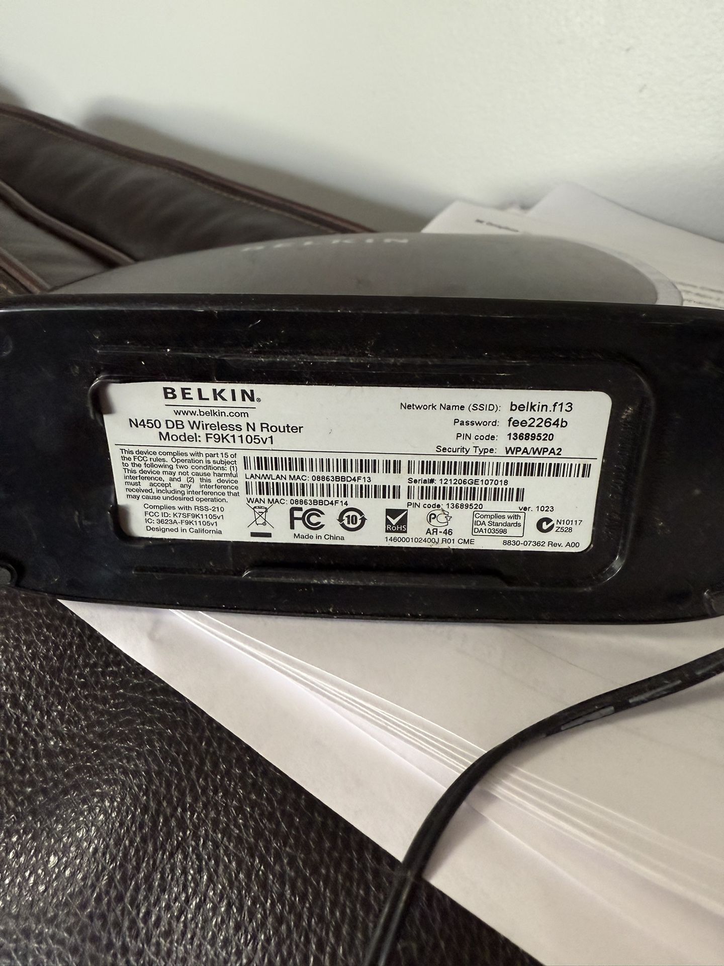 Router, Belkin