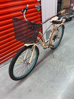 Women's Cruiser Bike with Front Basket