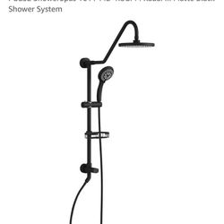 Pulse Showerspas Matte Black Shower System 