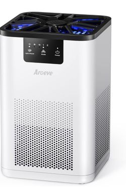 AROEVE Air Purifiers for Bedroom Air Purifier With Aromatherapy Function For Pet Smoke Pollen Dander Hair Smell 20dB Air Cleaner For Bedroom Office Li