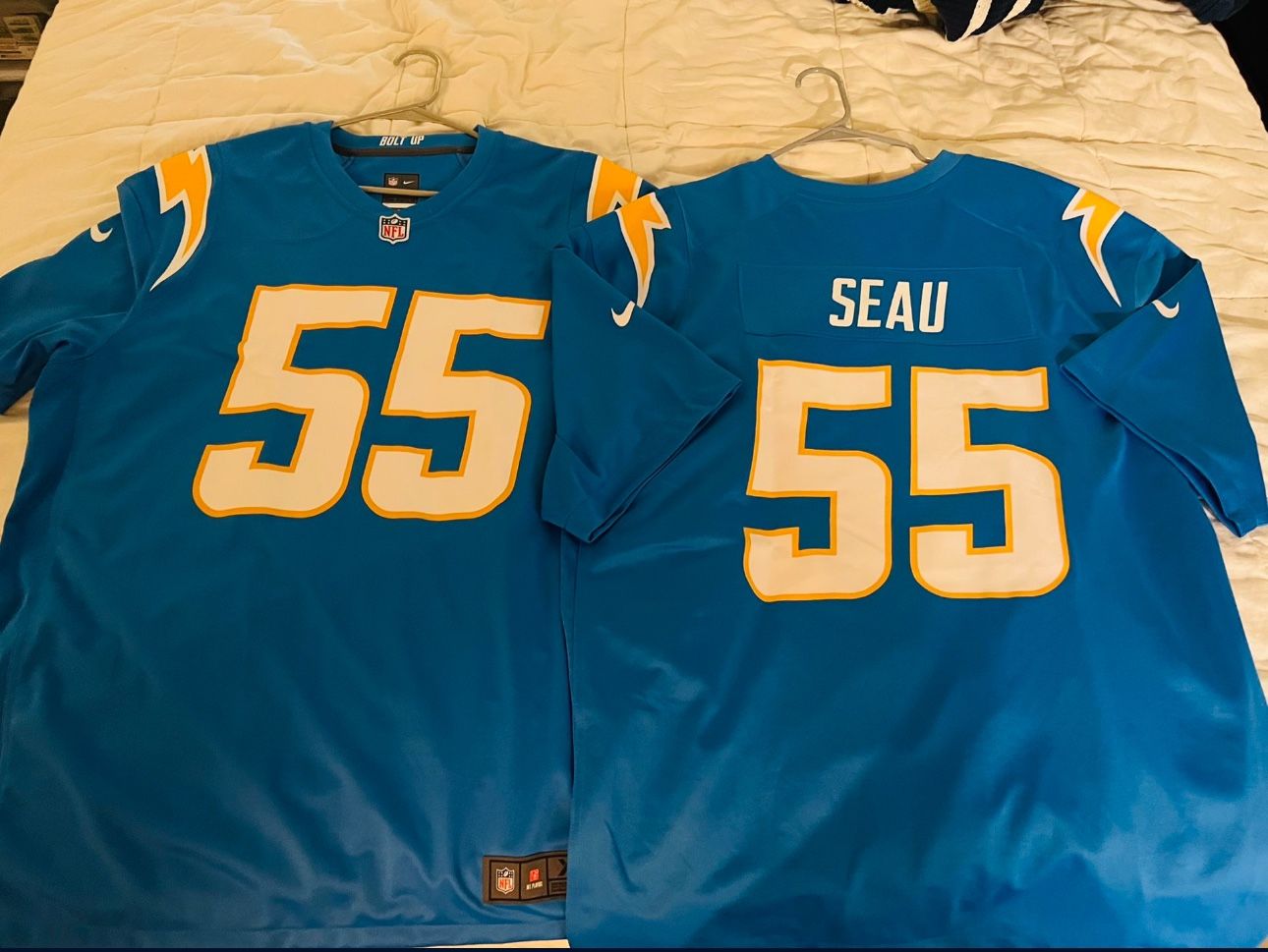 ✨Chargers SEAU 55 Jersey’s XXL/XL✨