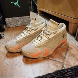 Nike Air Jordan 14 Retro Low Clot Terra Blush Size 10.5  DC9857-200 Sepia Stone