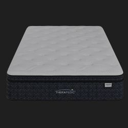 Thermapedic Queen Mattress With Metal Frame