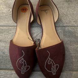 Baby Phat Pointed Toe Flat Women Shoe