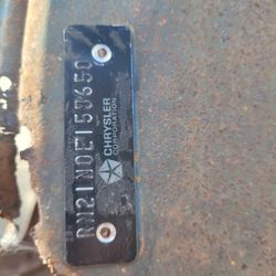 1970 Plymouth Roadrunner Dash With Vin #