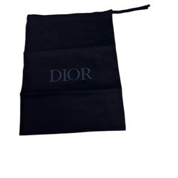 Dior  Drawstring Dust Bag for shoe storage  Navy Blue 15" x 11" Authentic