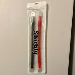 Shirbly 2/0 AWG Battery Cable Pair – Pure Copper, Red + Black, 1 FT Each (NEW)