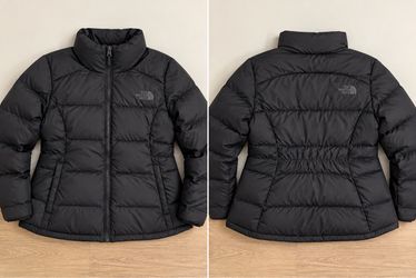 The North Face Women's Black Puffer Jacket – Size 3XL