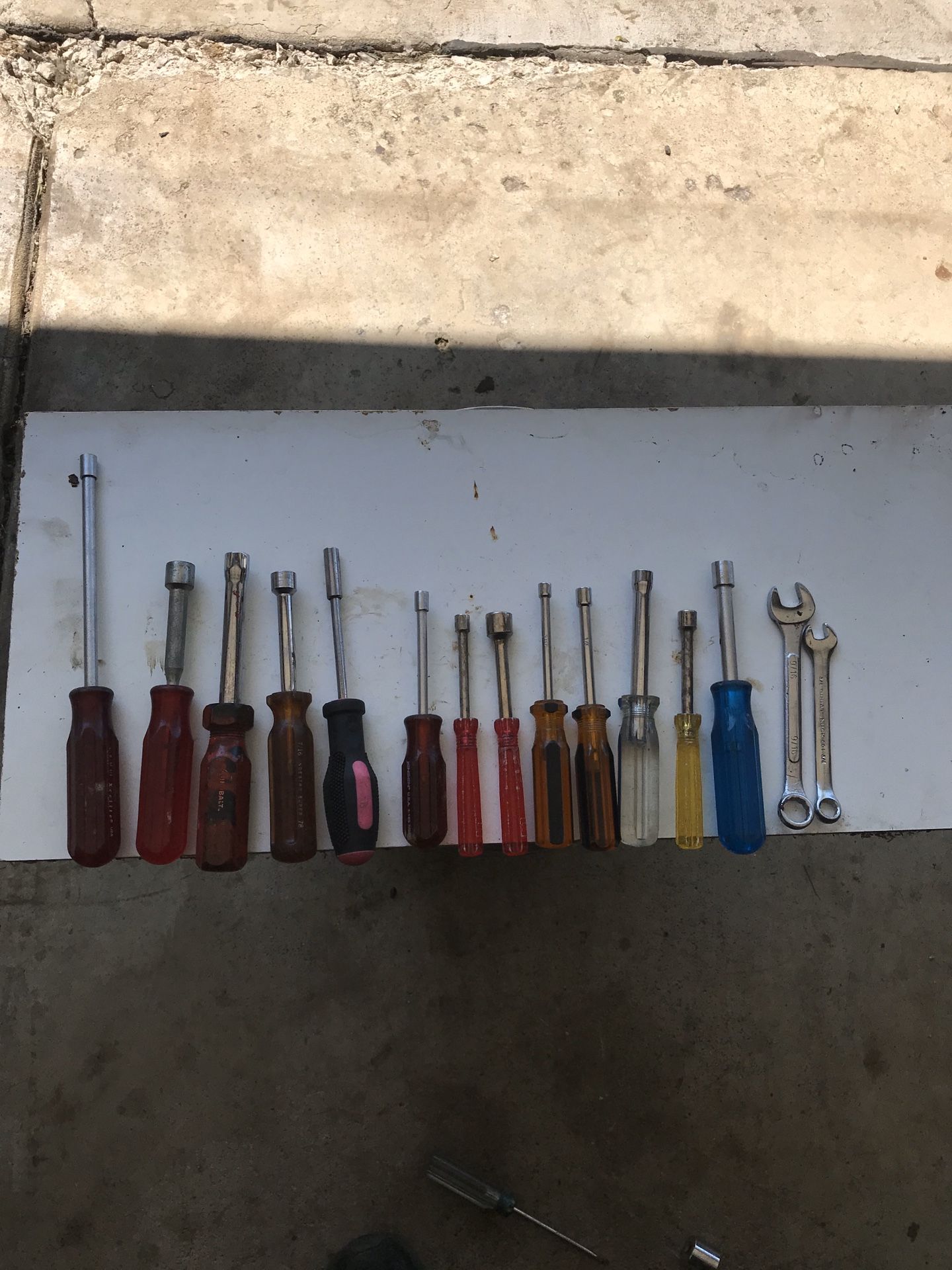 Assortment of tools