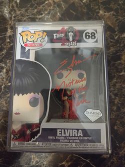 Elvira Cassandra Gay Peterson Signed Autographed Funko POP #68