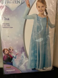 Disney Frozen Elsa Toddler Costume 3T-4T
