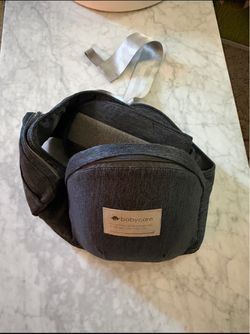 Babycare hip seat baby carrier toddler adjustable long waistband zipper pouch