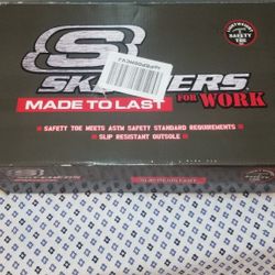 Sketchers 77068/BKCC Work Shoes 10.5