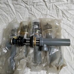 5- new sink drain/stopper pipes