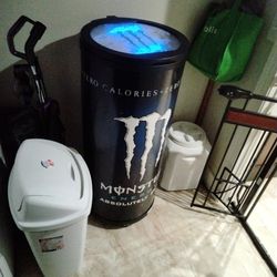 Blue Monster Energy Electric Cooler