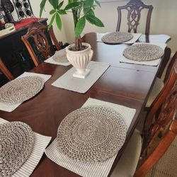 Large Dining Table With 6 Chairs