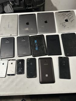 Bulk Electronics Lot: Tablets & Phones - For Parts / Repair