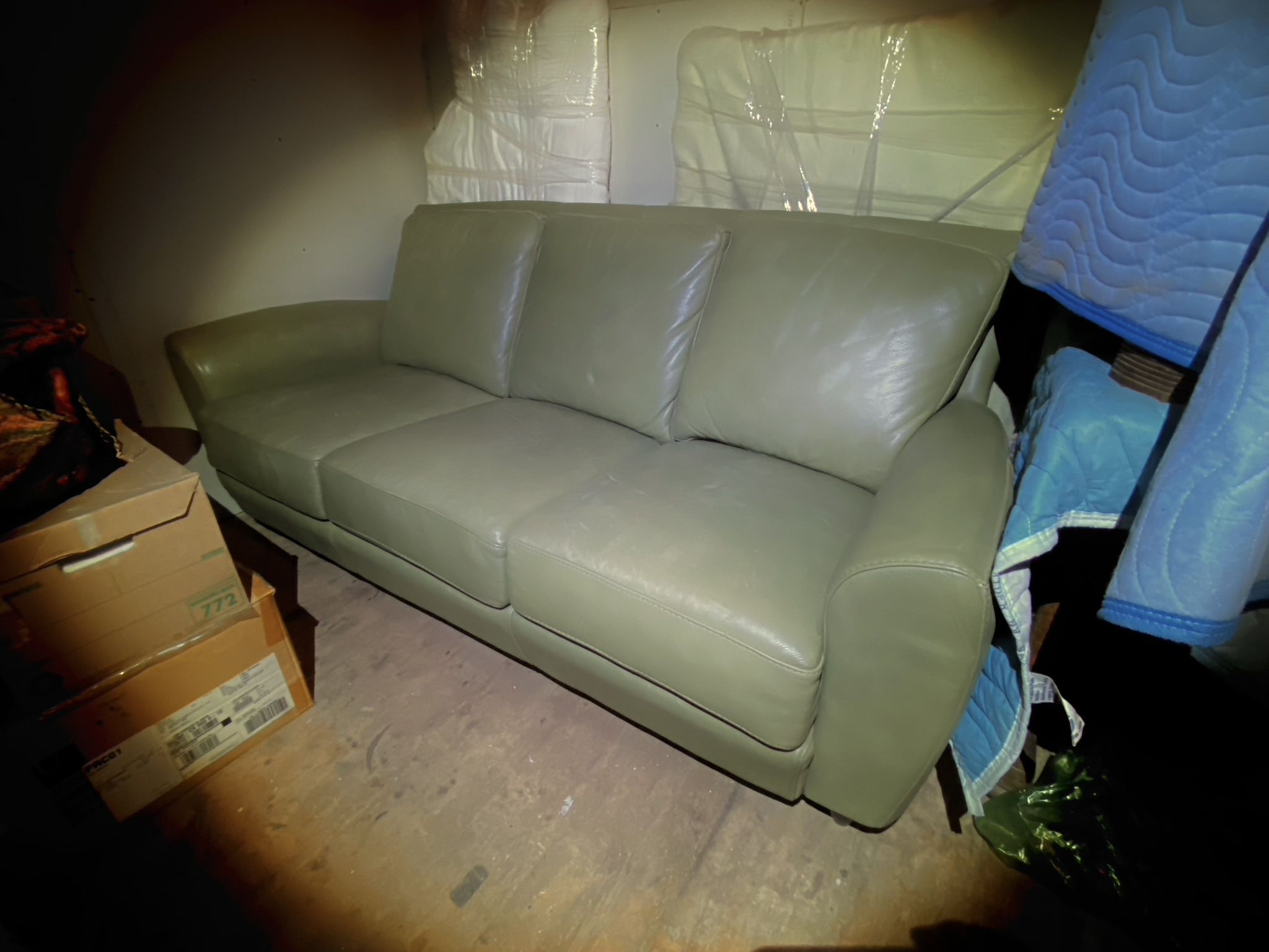 Contemporary Leather Sofa