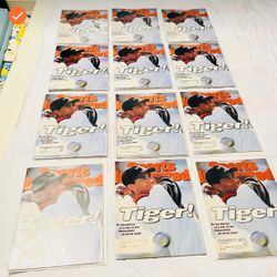 Lot Of 12 Tiger Woods Sports Illustrated Magazines 