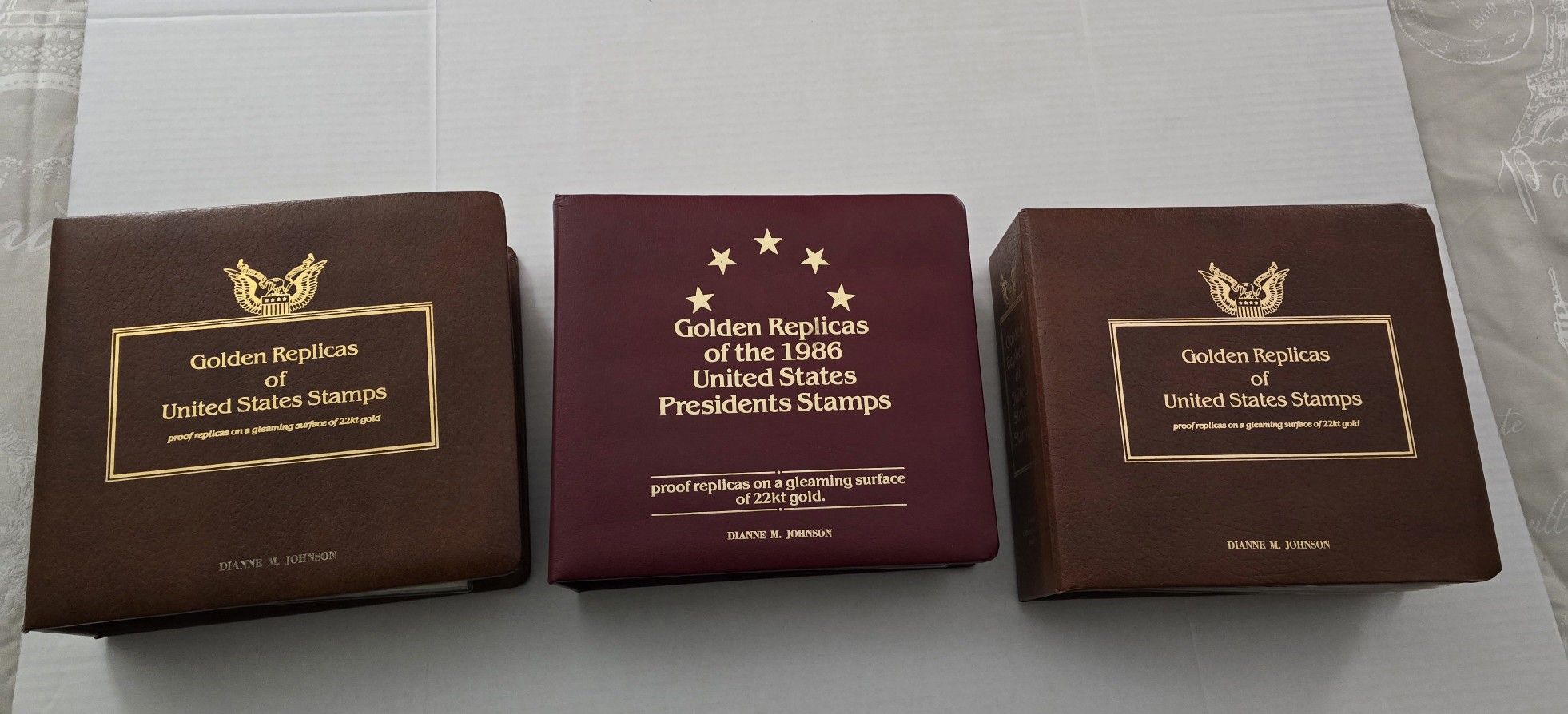 Golden Replicas of United States Stamps