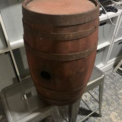 Red Antique Barrel 