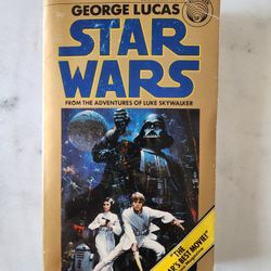 Star Wars by George Lucas 1976 Del Rey Paperback Sci-Fi VTG
